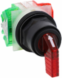 Selector Switch 30mm 3-Position Stay Put 1 NO + 1 NC IP66