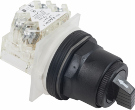 Harmony Selector Switch 30 mm Black Standard Handle 3 Positions