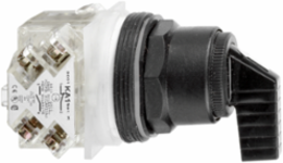 Harmony Selector Switch Head, 30mm, Black Long Handle, 3 Positions