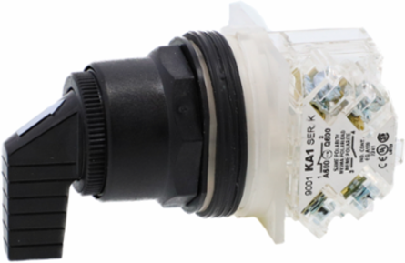 Harmony Selector Switch 30mm Long Handle Black 3 Positions Class II