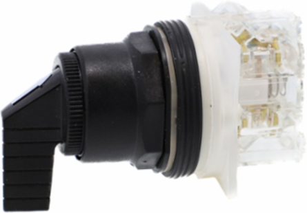 Harmony Selector Switch, 30 mm, 3 Positions, Black Long Handle, IP66