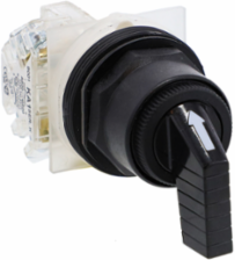 Harmony Selector Switch, 30 mm, 3 Positions, Black Long Handle, IP66