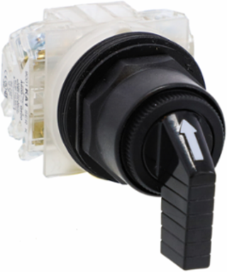 Harmony Selector Switch 30 mm Long Handle Black 3 Positions 2 C/O