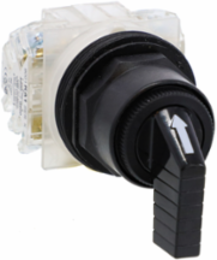 Harmony Selector Switch 30 mm Long Handle Black 3 Positions 2 C/O