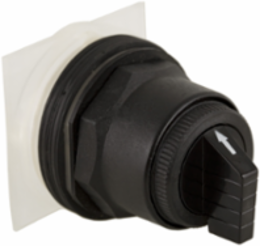 Harmony Selector Switch Head, 30mm, 3 Positions, Black, IP66