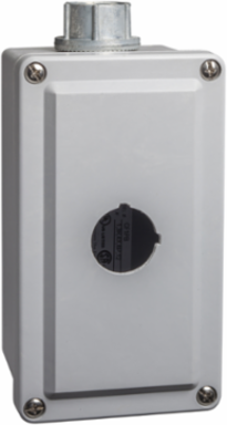 Empty Control Station for 30mm Units, 1 Cut-Out, Plastic