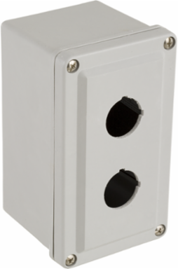 Harmony Empty Enclosure Control Station, 2 Cut-Outs, NEMA 1/12/3/4/4X