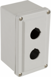 Harmony Empty Enclosure Control Station, 2 Cut-Outs, NEMA 1/12/3/4/4X