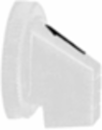 Harmony Standard Handle 30 mm White for Selector Switch
