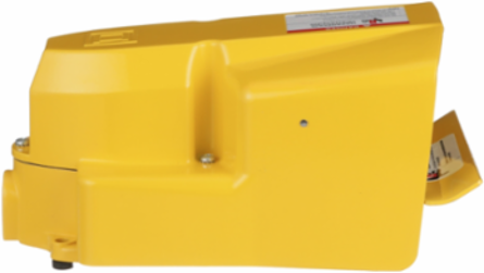 Harmony NEMA 4 Industrial Foot Switch, SPDT, 6.40 Inch Width, 600V AC