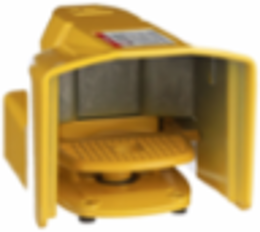Harmony Industrial Foot Switch, NEMA 2/4/13, 600V AC, SPDT, Oversized Pedal