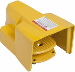 Industrial Foot Switch, Oversized Pedal, NEMA 2/4/13, DPDT, 600V AC