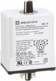 Adjustable Timing Relay, DPDT, 0.6-60 Seconds, 10A, 240V AC