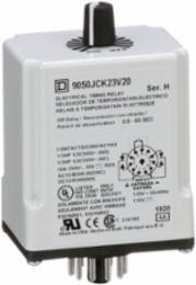 Timing Relay, Off Delay, 0.6-60 Sec, 10A, DPDT