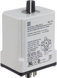 Timing Relay, Type JCK, Off-Delay, Adjustable 1.2-120s, 10A, 240V AC
