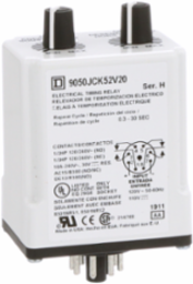 JCK Plug-In Timer, 10A, 0.3-30s Repeat Cycle, 120V AC/110V DC