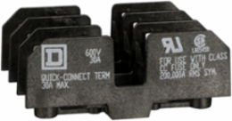 Transformer accessory, fuse block, 3 pole