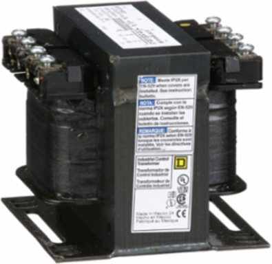 Transformer, Type T, industrial control, 150VA, 1 phase, 600V primary, 24V secondary, 55C rise