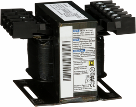 Type T Industrial Control Transformer 150VA 1 Phase 24V 55°C Rise
