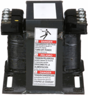 Transformer, Type T, industrial control, 150VA, 1 phase, 230x460V primary, 24V secondary, 55C rise