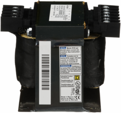Industrial Control Transformer, 250VA, 1 Phase, 208-480V Primary, 24V Secondary