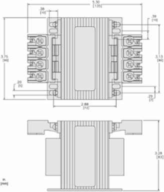 Industrial Control Transformer 250VA 1 Phase 380/400/415V Primary