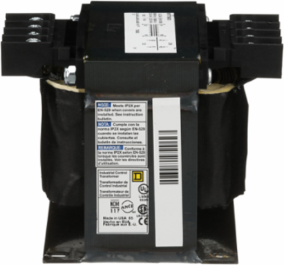 Type T Industrial Control Transformer, 350VA, 1 Phase, 208V/120V, 80°C Rise