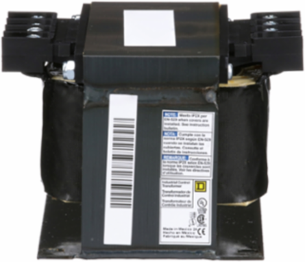 Type T Industrial Control Transformer 500 VA 1 Phase 600V Primary 120V Secondary