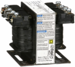 50VA Industrial Control Transformer, 240x480V Primary, 24V Secondary, 1 Phase, 55C Rise