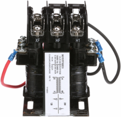 Type T Industrial Control Transformer, 50VA, 208V/120V, 2.58 Inch Height