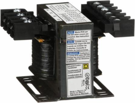 Industrial Control Transformer 50VA, 1 Phase, 240/600V Primary, 55°C Rise