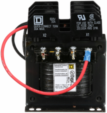 Type TF Industrial Control Transformer 100VA 1 Phase 600V Primary 120V Secondary 55C Rise