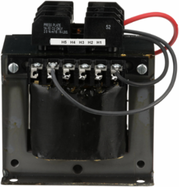Transformer, Industrial Control, 500VA, 1 Phase, 240/600V Primary, Copper Winding