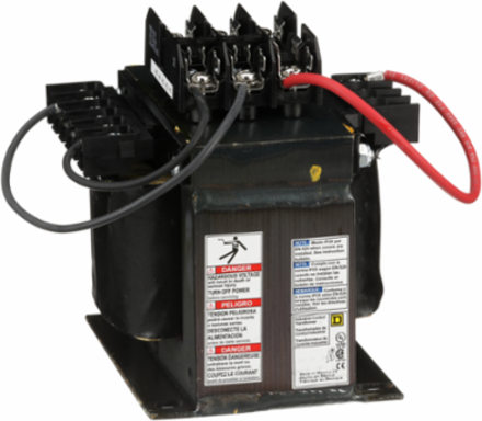 Transformer, Industrial Control, 500VA, 1 Phase, 240/600V Primary, Copper Winding