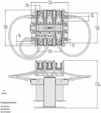 Industrial Control Transformer 50 VA, 240x480V Primary, 120V Secondary