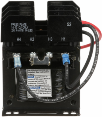 Type TF Industrial Control Transformer 50VA, 240x480V Primary, 24V Secondary, 55°C Rise