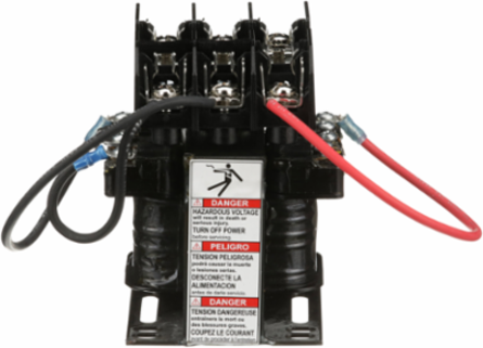 Type TF Industrial Control Transformer 50VA, 240x480V Primary, 24V Secondary, 55°C Rise