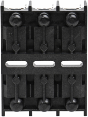 Terminal Block Fuse Holder, 30A, 600V, 3 Pole, AWG 14-10