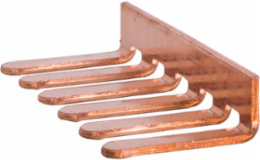 Linergy Terminal Block Jumper, 6 Pole, Copper, 1.28 Inch Depth