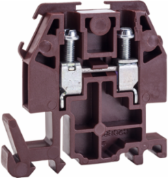 Linergy Terminal Block, Brown, 30A, 600 V, AWG 22-10 Copper