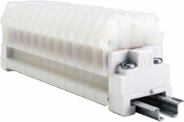 Linergy Terminal Block Assembly, 12 Blocks, 60A, 600V, Natural Color