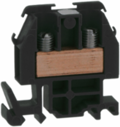 Linergy Terminal Block, 60A, 600V, Black, Copper AWG 22-8