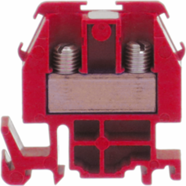 Linergy Terminal Block with Box Lug Connector, 60A, 600V, Red