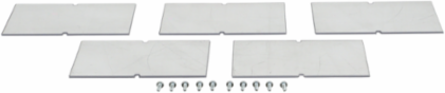 Power Distribution Block Cover, 4 Inch x 4 Inch, Set of 5