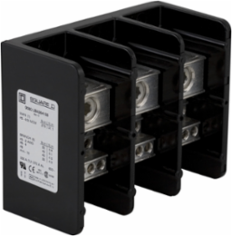Linergy Power Distribution Block, 3 Pole, 335A Cu, 600V, 1 Line, 8 Load