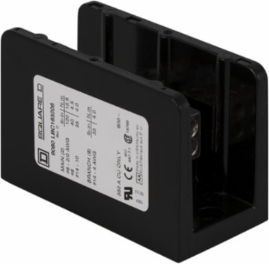 Power Distribution Block 1 Pole 2 Line 6 Load 350A 600V