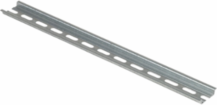 Terminal block, Linergy, mounting track, 35 mm DIN rail, with slotted mounting holes, 16 inches long
