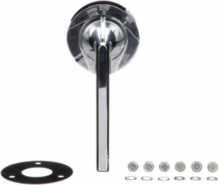 PowerPacT Handle Assembly, 6 Inch, 125A-300A, NEMA 3/4/4X, Chrome Plated