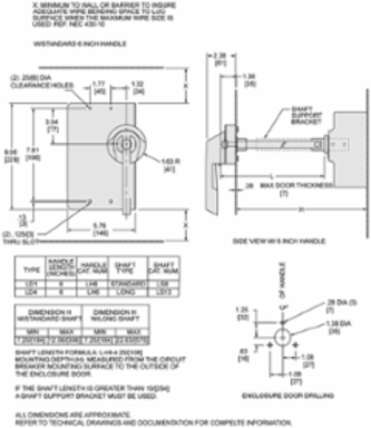 PowerPacT L Circuit Breaker Mechanism, 1200A, 4 Pole, NEMA 1/3R/12