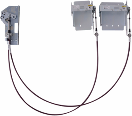 Disconnect Mechanism, Circuit Breaker, 600A, Dual Cable, 60 Inch Cables